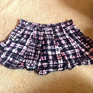 Black, White, & Pink Skirt